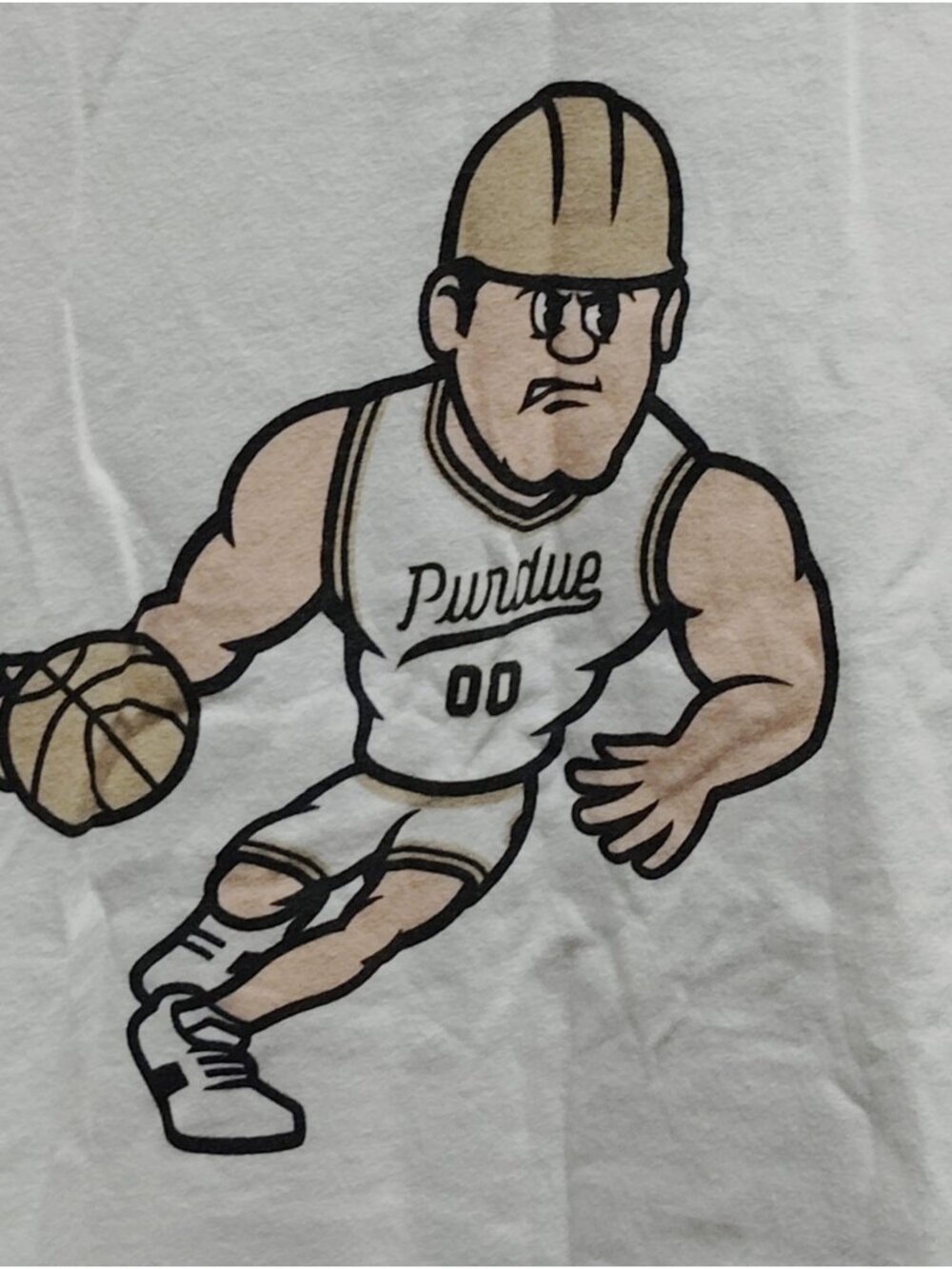 Champion Purdue Pete Boilermakers T-Shirt 3XL White Short Sleeve Tee NWOT